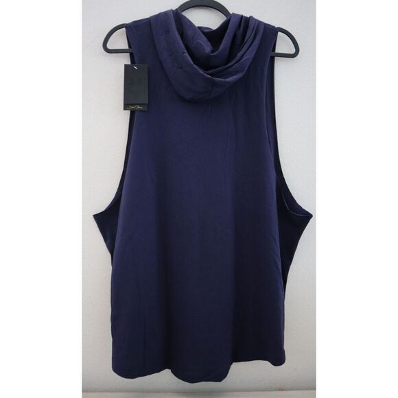 Under Armour 1382279-410 Men's Sz XL Navy Blue Project Rock Sleeveless Hoodie - Picture 2 of 8